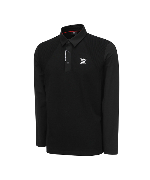 ANEW GOLF（アニューゴルフ）の「MEN SP HYBRID LONG T-SHIRT_BK（ポロシャツ・メンズ・その他・X-LARGE/XX-LARGE/XXX-LARGE/MEDIUM/LARGE）」の3枚目の写真
