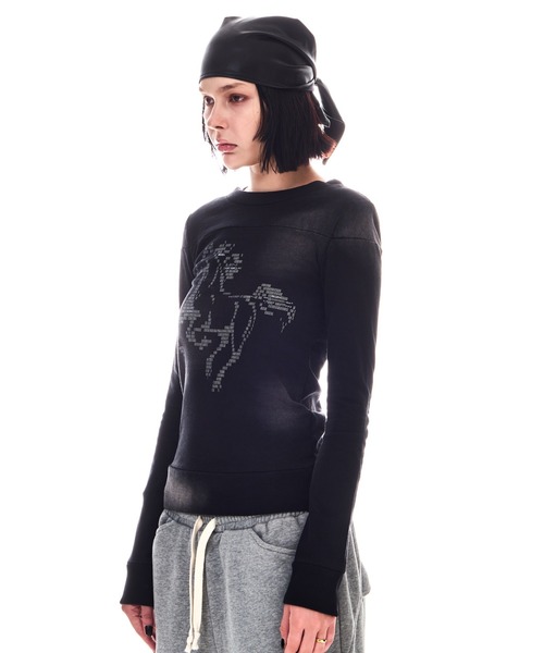 HORSE PRINT USED LIKE TOPS（Tシャツ/カットソー）｜BEEDEN（ビーデン