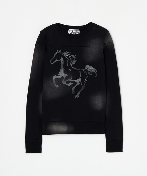 HORSE PRINT USED LIKE TOPS（Tシャツ/カットソー）｜BEEDEN（ビーデン