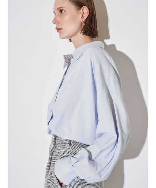 ELENDEEK（エレンディーク）の「ドルマンフィブリルシャツ（シャツ/ブラウス・レディース・オフホワイト/ライトブルー/イエロー・FREE）」の6枚目の写真