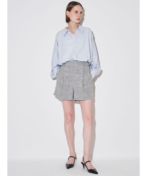 ELENDEEK（エレンディーク）の「ドルマンフィブリルシャツ（シャツ/ブラウス・レディース・オフホワイト/ライトブルー/イエロー・FREE）」の8枚目の写真