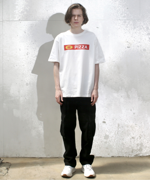 NOTHINGON(ナッシング オン)の「ニューヨーク99セントピザグラフィック半袖Tシャツホワイト(Tシャツ/カットソー・メンズ・その他・LARGE/MEDIUM/SMALL/X-LARGE)」の4枚目の写真