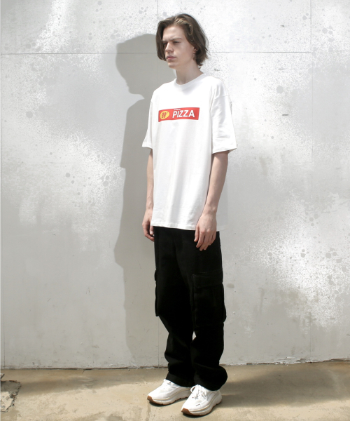 NOTHINGON(ナッシング オン)の「ニューヨーク99セントピザグラフィック半袖Tシャツホワイト(Tシャツ/カットソー・メンズ・その他・LARGE/MEDIUM/SMALL/X-LARGE)」の5枚目の写真