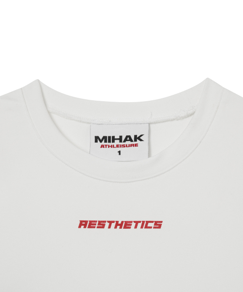 MIHAK(ミハク)の「エステティッククロップロングスリーブ (ホワイト)(Tシャツ/カットソー・レディース・その他・1/2)」の9枚目の写真