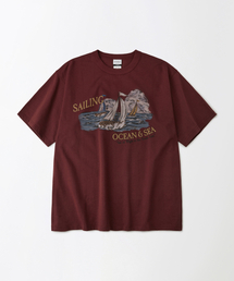 OUTSTANDING（アウトスタンディング）の「V.S.C TEE(SAILING)_WINE（Tシャツ/カットソー）」