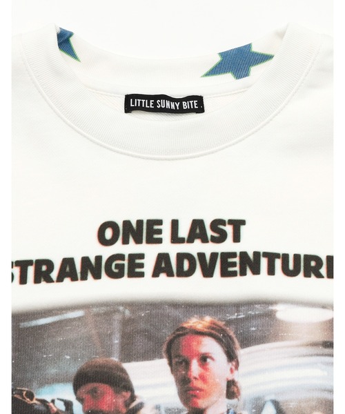 Little sunny bite(リトルサニーバイト)の「《Little sunny bite》stranger things x little sunny bite graphic sweat top(スウェット・レディース・ネイビー/ブラック・MEDIUM/SMALL)」の4枚目の写真