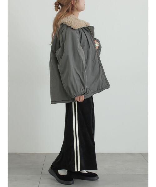 SM2（エスエムツー）の「ボア襟マルチWAYブルゾン（ブルゾン・レディース・キナリ/カーキ/チャコールグレー・F）」の10枚目の写真