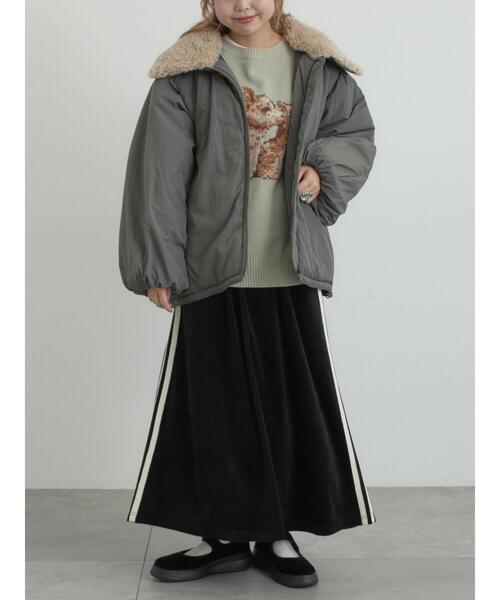 SM2（エスエムツー）の「ボア襟マルチWAYブルゾン（ブルゾン・レディース・キナリ/カーキ/チャコールグレー・F）」の11枚目の写真