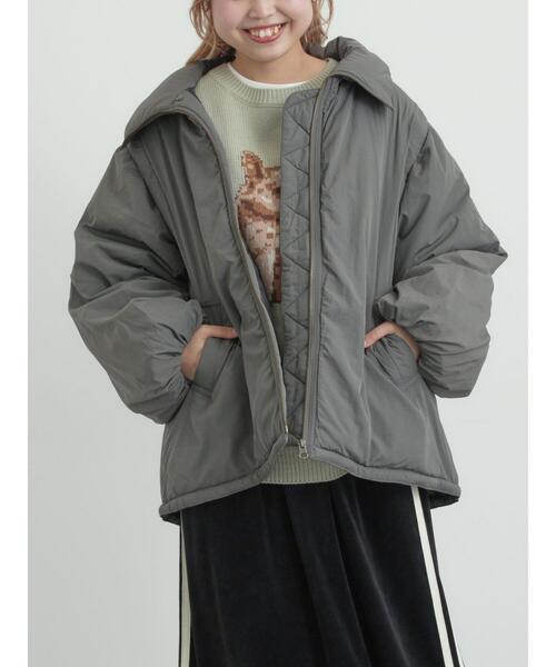 SM2（エスエムツー）の「ボア襟マルチWAYブルゾン（ブルゾン・レディース・キナリ/カーキ/チャコールグレー・F）」の12枚目の写真