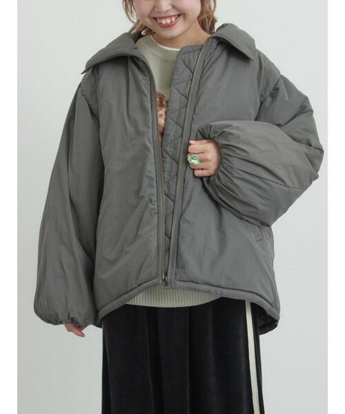 SM2（エスエムツー）の「ボア襟マルチWAYブルゾン（ブルゾン・レディース・キナリ/カーキ/チャコールグレー・F）」の13枚目の写真