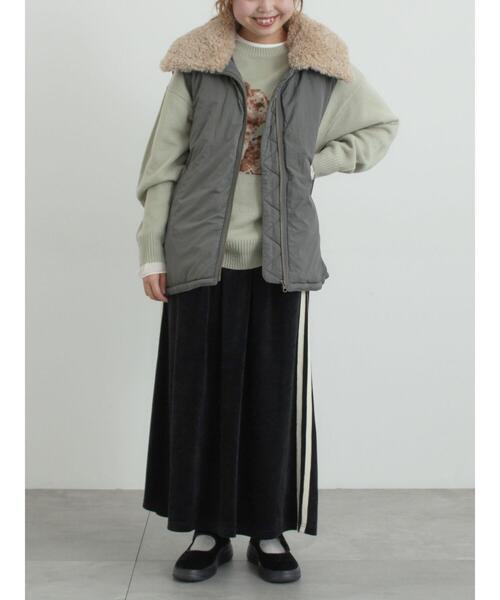 SM2（エスエムツー）の「ボア襟マルチWAYブルゾン（ブルゾン・レディース・キナリ/カーキ/チャコールグレー・F）」の21枚目の写真