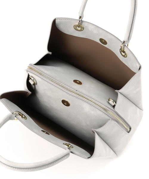 NATURAL BEAUTY BASIC(ナチュラルビューティーベーシック)の「◇ヌベラアイレットトートバッグ(トートバッグ・レディース・ブラック/ベージュ/グレー・フリ-)」の12枚目の写真