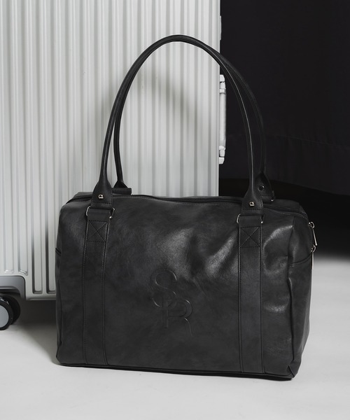 17HR(セブンティーンアワーズ)の「【大容量収納可】ボストンバッグ(ボストンバッグ・レディース・ブラック系その他/ブラウン系その他・FREE)」の1枚目の写真