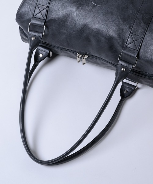 17HR(セブンティーンアワーズ)の「【大容量収納可】ボストンバッグ(ボストンバッグ・レディース・ブラック系その他/ブラウン系その他・FREE)」の9枚目の写真