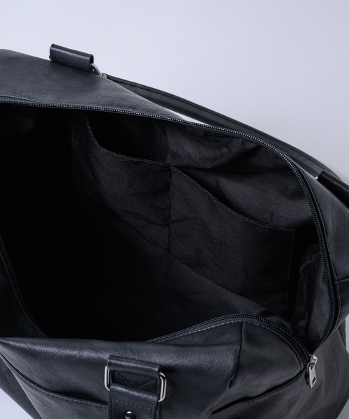 17HR(セブンティーンアワーズ)の「【大容量収納可】ボストンバッグ(ボストンバッグ・レディース・ブラック系その他/ブラウン系その他・FREE)」の10枚目の写真