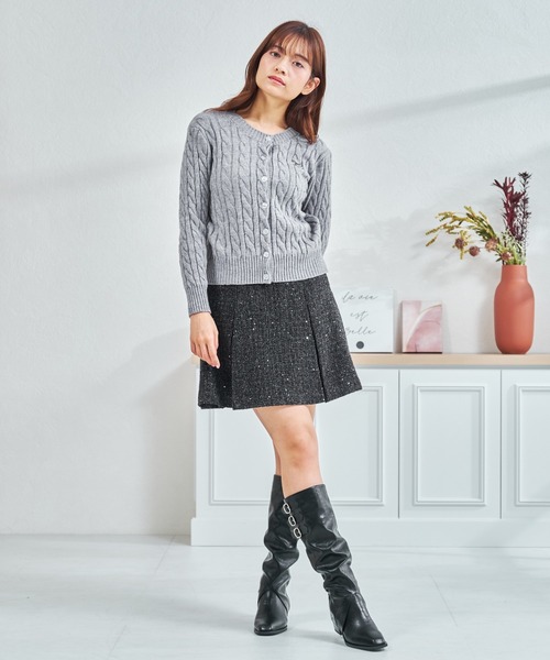 MISCH MASCH（ミッシュマッシュ）の「一部店舗限定 サイドバッグルウエスタン風ロングブーツ（ブーツ・レディース・ブラック・M/L）」の15枚目の写真