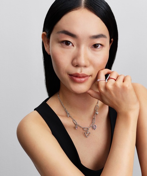 PANDORA(パンドラ)の「レッド チャクラ ハート リング(リング・レディース・シルバー・60/58/56/54/52/50/48/44/46)」の4枚目の写真