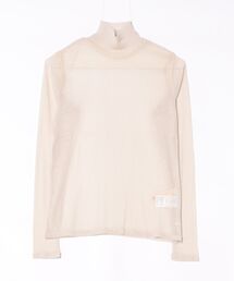 Q | ラメシアーハイネックインナー(Tシャツ/カットソー)