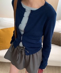 layered knit cardigan