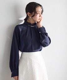 Andemiu | 【セレモニー】アクセツキフリルブラウス636712(シャツ/ブラウス)