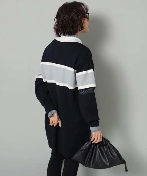 レース切替ラガーニットワンピース（ワンピース）｜Arpege story