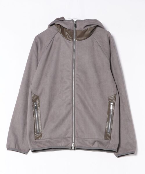[MMMM] Backside Fleece Sweed ZIP Parker — флисовая толстовка на молнии