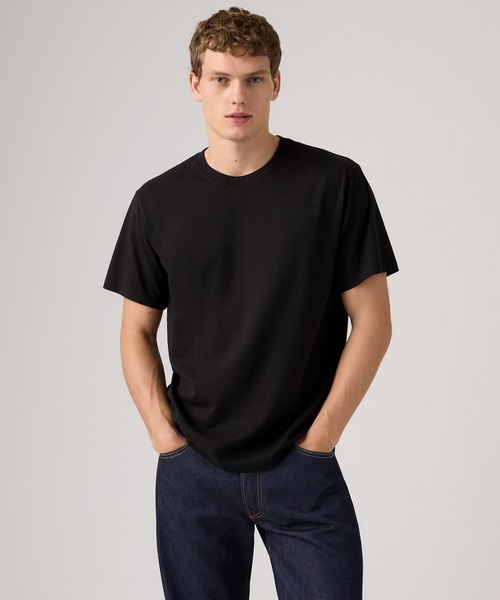 Levi's(リーバイス)の「Levi's/リーバイス エッセンシャルTシャツ(Tシャツ/カットソー・メンズ・ブラック・XL/L/M/S)」の1枚目の写真