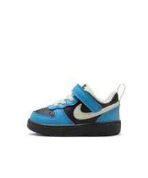 NIKE（ナイキ）の「ナイキ コート ボロー LOW リクラフト ベビーシューズ   Nike Court Borough Low Recraft Baby Toddler Shoes DV5458-012 Black（スニーカー）」