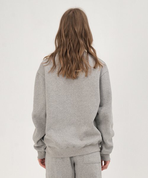 SLIT STUDIO(エスリットスタジオ)の「レタリングポケット裏起毛スウェットシャツメランジ(スウェット・レディース・その他・S/M/L/XL)」の4枚目の写真