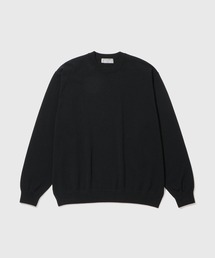 強撚プレーティング ニット プルオーバー