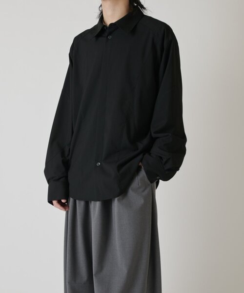 Lui's(ルイス)の「パターン切替デザインシャツ(シャツ/ブラウス・メンズ・グレー/ブラック・M/S)」の21枚目の写真