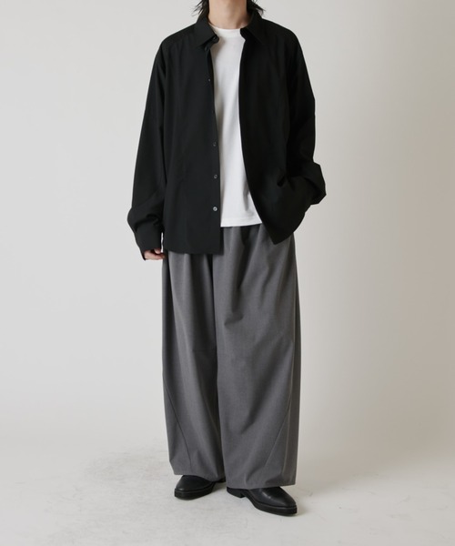 Lui's(ルイス)の「パターン切替デザインシャツ(シャツ/ブラウス・メンズ・グレー/ブラック・M/S)」の7枚目の写真