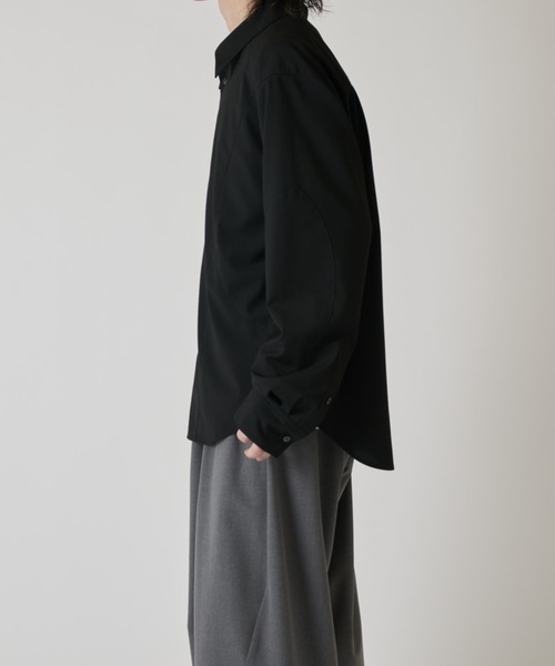 Lui's(ルイス)の「パターン切替デザインシャツ(シャツ/ブラウス・メンズ・グレー/ブラック・M/S)」の5枚目の写真