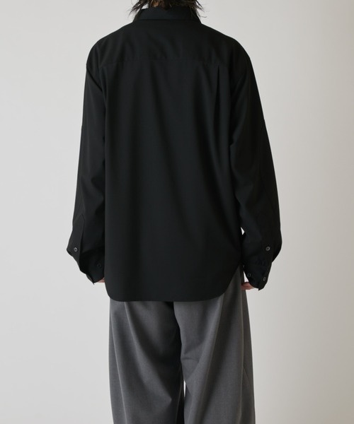 Lui's(ルイス)の「パターン切替デザインシャツ(シャツ/ブラウス・メンズ・グレー/ブラック・M/S)」の6枚目の写真