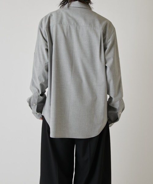 Lui's(ルイス)の「パターン切替デザインシャツ(シャツ/ブラウス・メンズ・グレー/ブラック・M/S)」の13枚目の写真