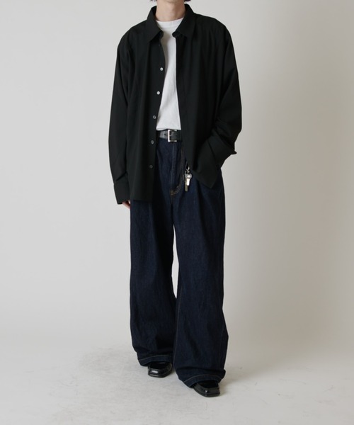 Lui's(ルイス)の「パターン切替デザインシャツ(シャツ/ブラウス・メンズ・グレー/ブラック・M/S)」の16枚目の写真