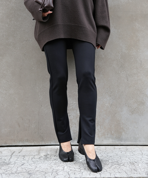 Deuxieme Classe(ドゥーズィエムクラス)の「追加 Warm Zip レギンス パンツ(その他パンツ・レディース・グレー/ブラック・36/38)」の5枚目の写真