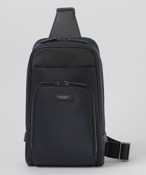 BLACK LABEL CRESTBRIDGE(ブラックレーベル・クレストブリッジ)の「ナイロンコンビカルゼシャドークレストブリッジチェックビジネスボディバッグ(ボディバッグ/ウエストポーチ・メンズ・ネイビー/ブラック・FREE)」の14枚目の写真