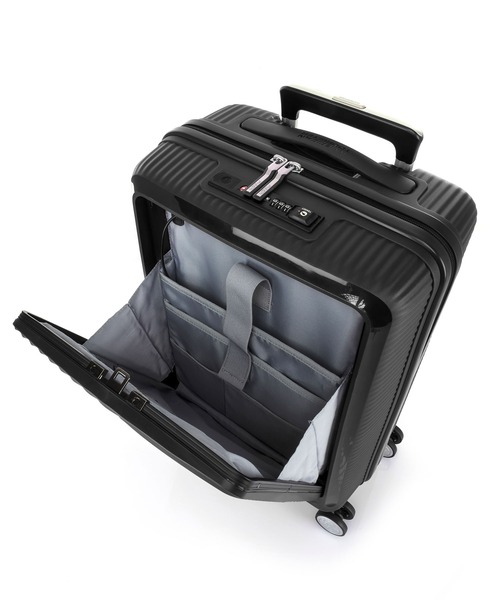 AMERICAN TOURISTER(アメリカンツーリスター)の「アメリカンツーリスター CURIO スピナー55/20 T フロントオープン ブラック(スーツケース/キャリーバッグ・メンズ・ブラック・S)」の6枚目の写真