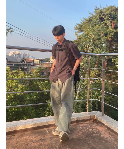 NOIRER（ノイア）の「ワイドデニムパンツ（ブルー）（デニムパンツ・メンズ・その他・48/50/52）」の7枚目の写真