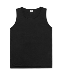 PIANER（ピアネール）の「レイヤードスリットノースリーブ（ブラック）（Tシャツ/カットソー）」