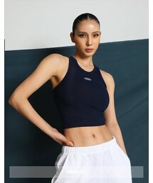 (Sportism)レーシングコンプレッションクロップストリンガー (ネイビー)