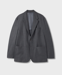 AMFEAST（アンフィースト）の「8AM コンフィテーラードジャケット グレー（テーラードジャケット）」