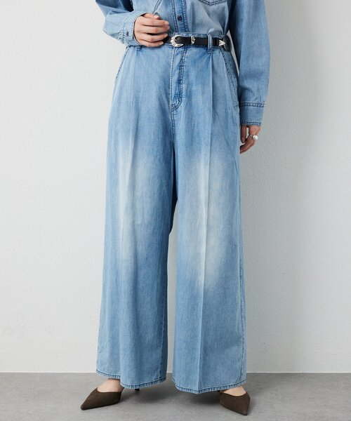 Whim Gazette（ウィムガゼット）の「ライトオンスデニムパンツ（デニムパンツ・レディース・インディゴブルー・36/38）」の16枚目の写真