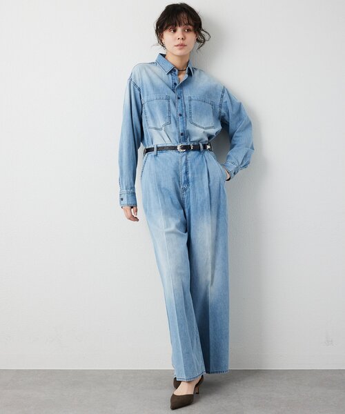 Whim Gazette（ウィムガゼット）の「ライトオンスデニムパンツ（デニムパンツ・レディース・インディゴブルー・36/38）」の11枚目の写真