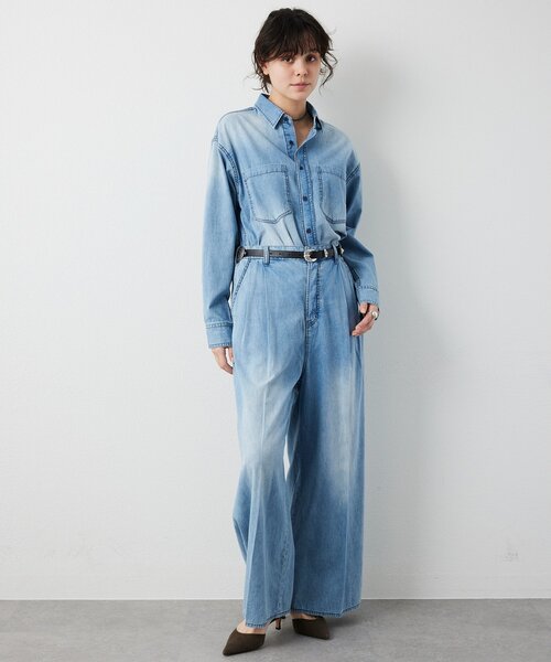 Whim Gazette（ウィムガゼット）の「ライトオンスデニムパンツ（デニムパンツ・レディース・インディゴブルー・36/38）」の17枚目の写真