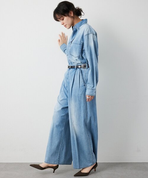 Whim Gazette（ウィムガゼット）の「ライトオンスデニムパンツ（デニムパンツ・レディース・インディゴブルー・36/38）」の15枚目の写真