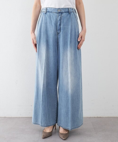 Whim Gazette（ウィムガゼット）の「ライトオンスデニムパンツ（デニムパンツ・レディース・インディゴブルー・36/38）」の9枚目の写真