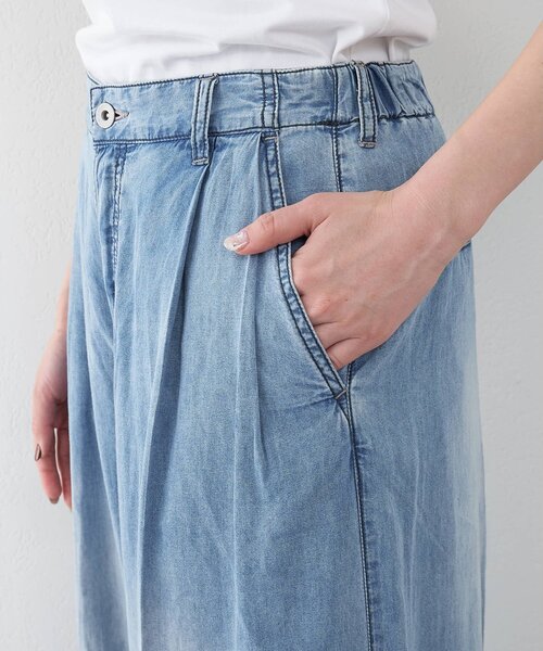 Whim Gazette（ウィムガゼット）の「ライトオンスデニムパンツ（デニムパンツ・レディース・インディゴブルー・36/38）」の4枚目の写真