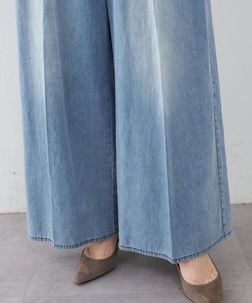 Whim Gazette（ウィムガゼット）の「ライトオンスデニムパンツ（デニムパンツ・レディース・インディゴブルー・36/38）」の3枚目の写真